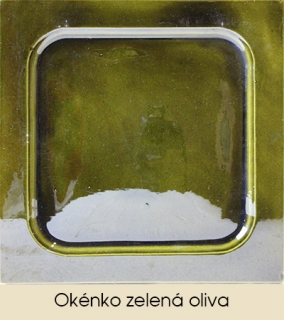 Okénko zelená oliva